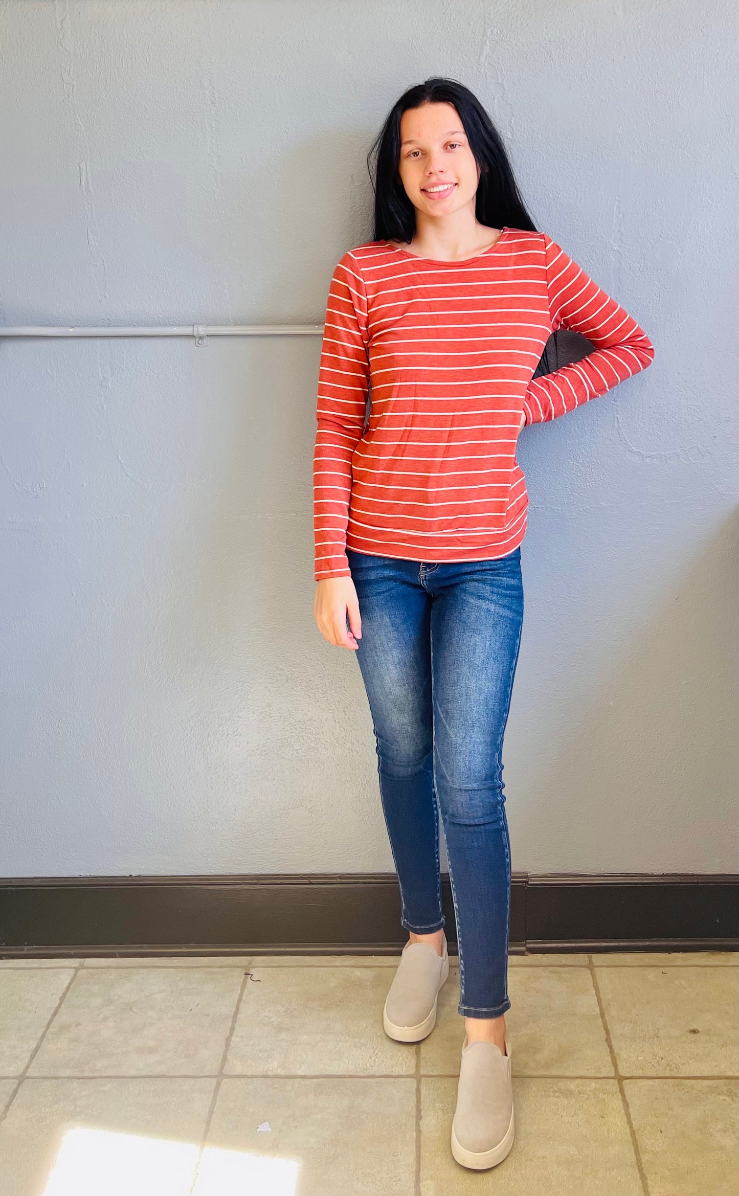 STACCATO- LS Twisted Band Top