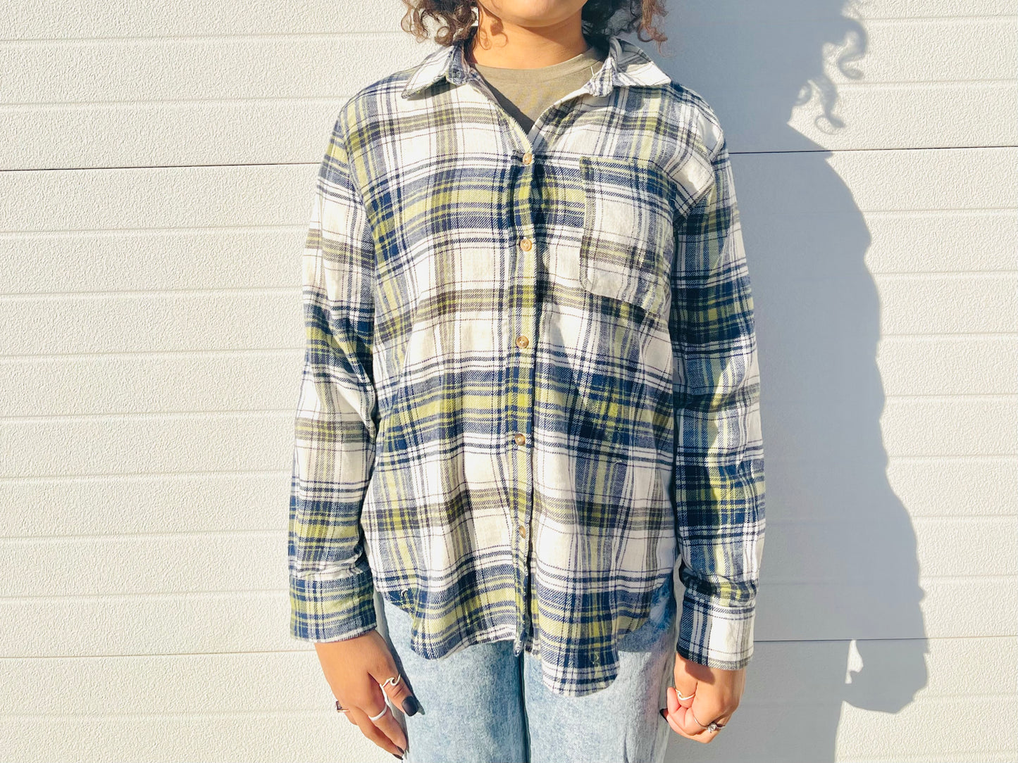 LOVE TREE- Flannel Top