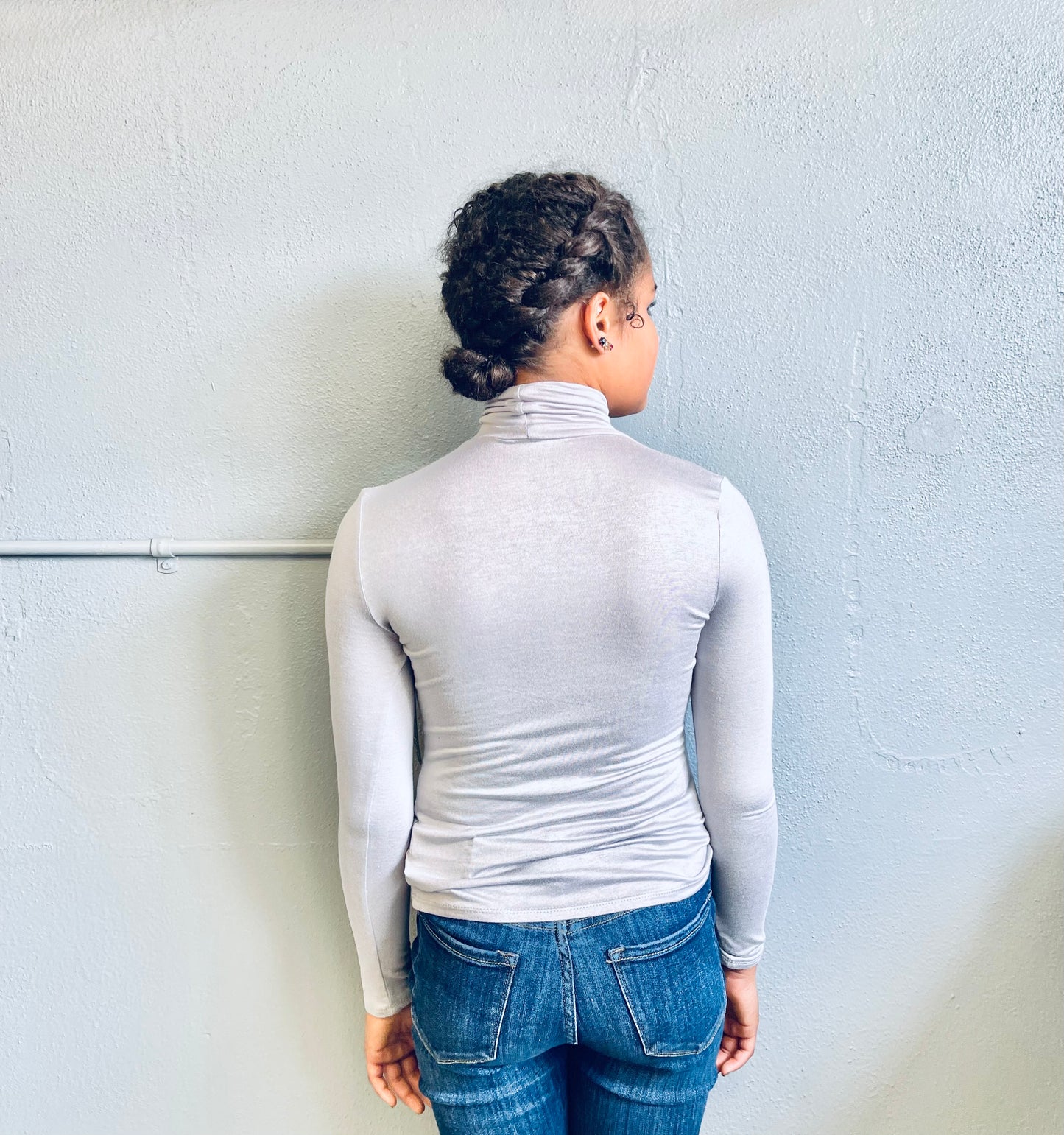 TIMING- Turtleneck Long Sleeve Top