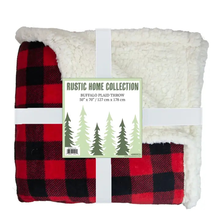 ARKWRIGHT HOME- Buffalo Plaid Throw Blanket