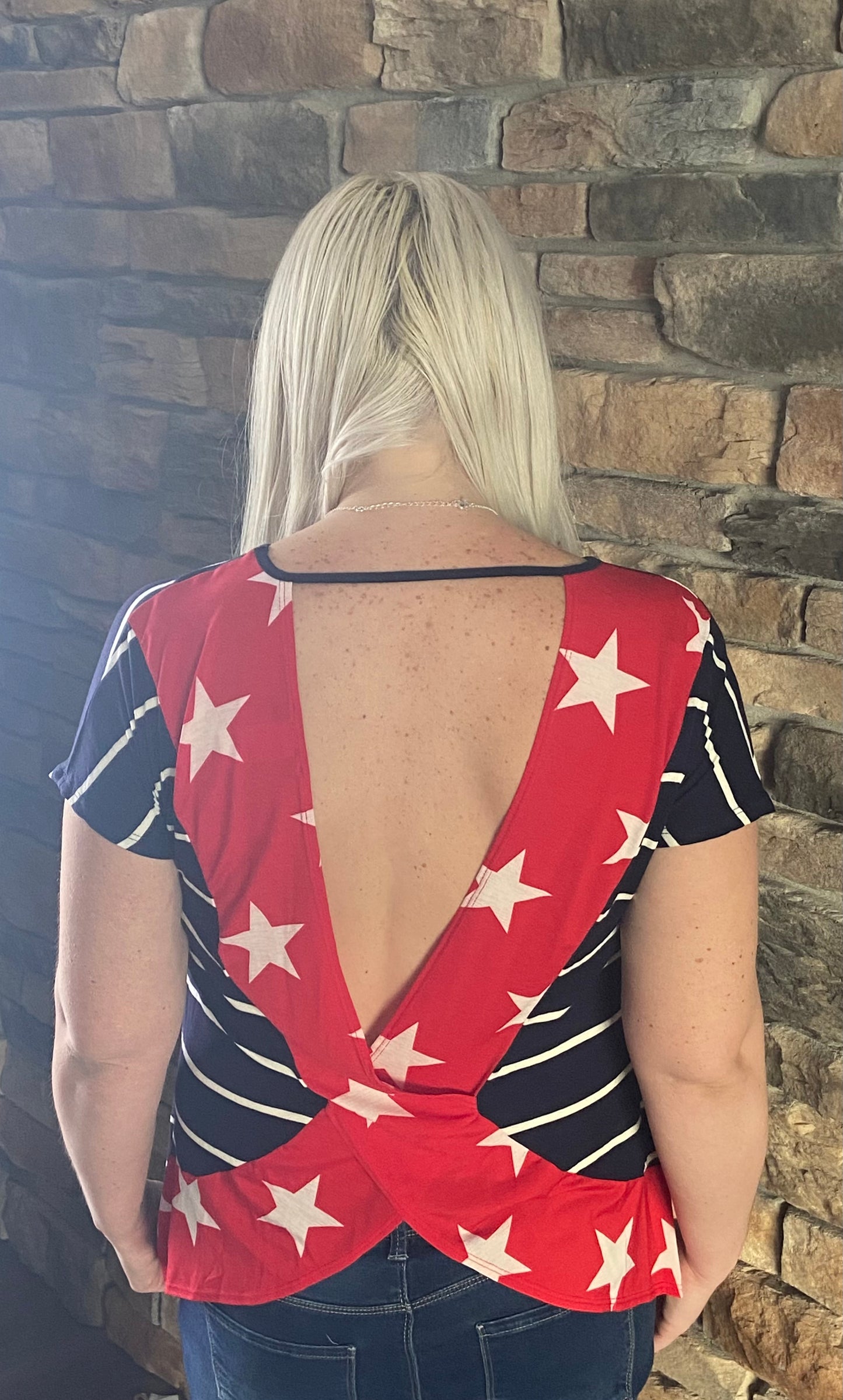 HEIMISH USA- Flag Top w/ Open Back