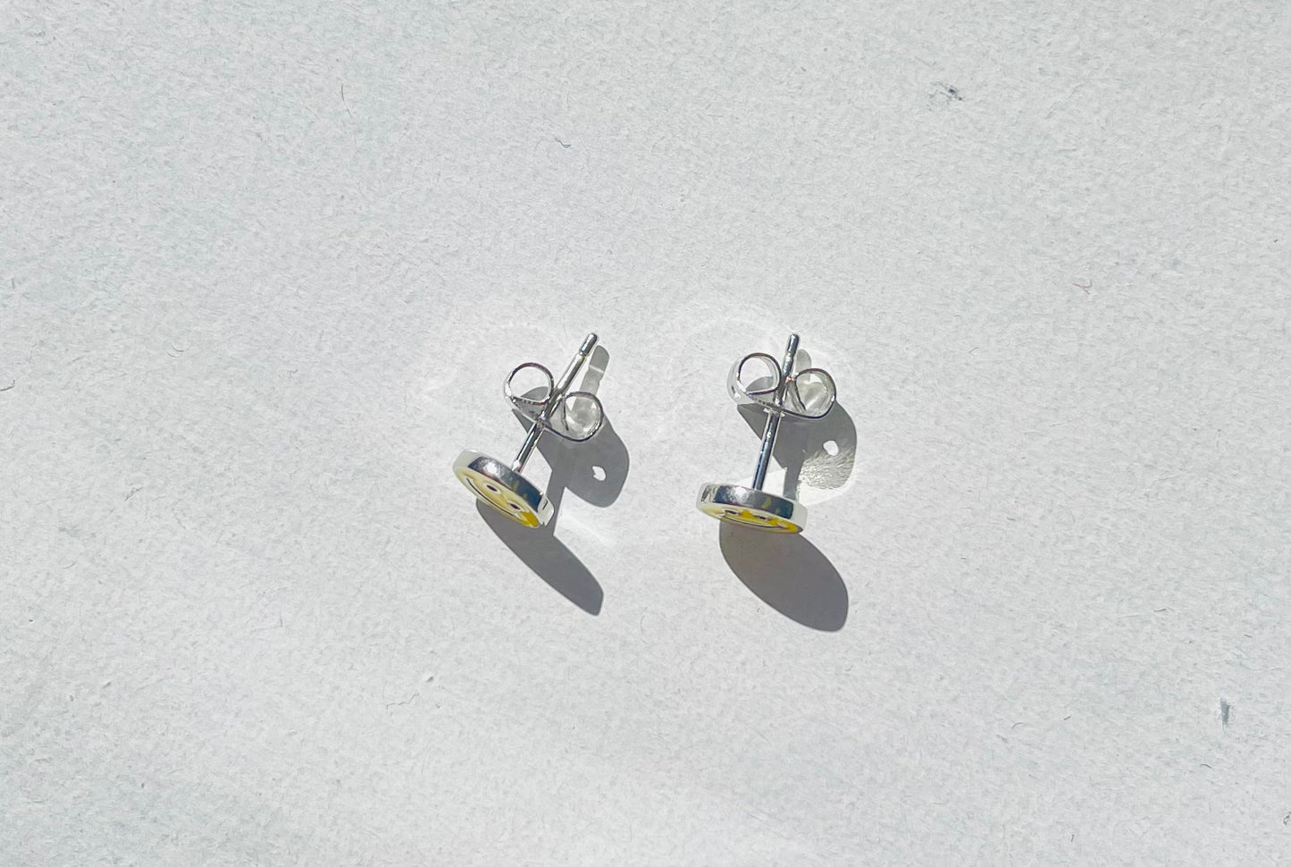 PURAVIDA- Happy Face Stud Earrings