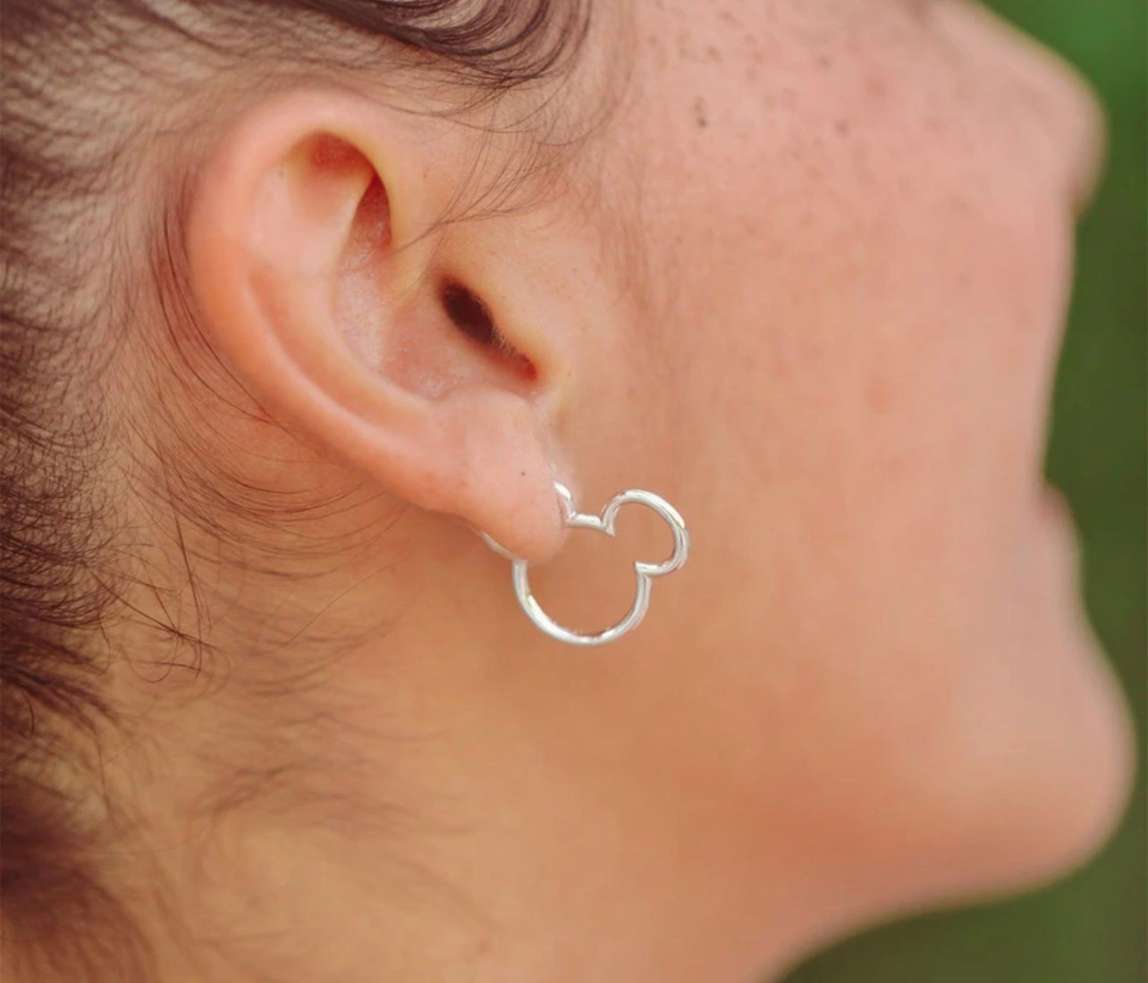 PURAVIDA- Disney Mickey Mouse Hoop Earrings
