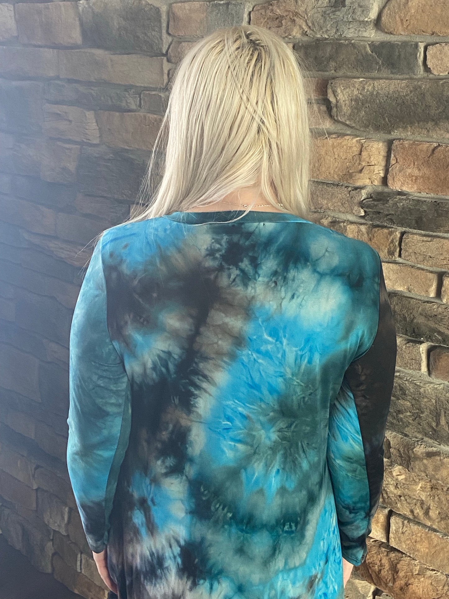 HEIMISH USA- Tie-Dye Long Sleeve Dress