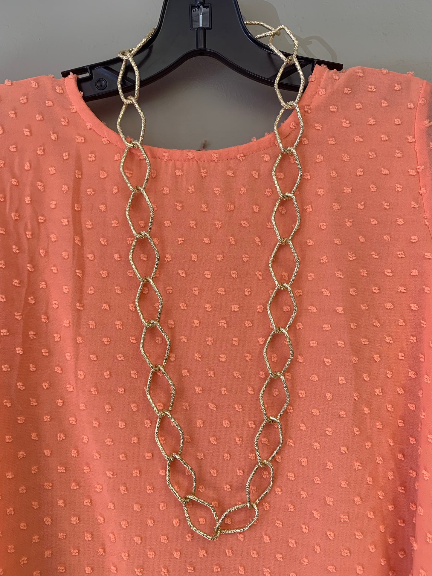 Gold Chain Link Necklace
