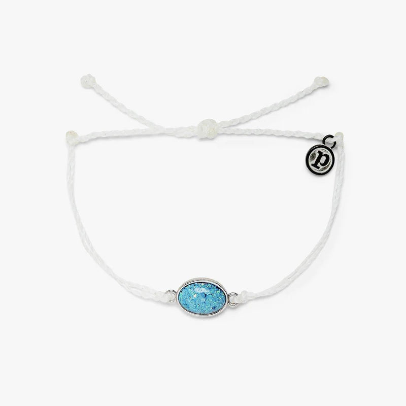 PURAVIDA- Opal Charm Silver Bracelet