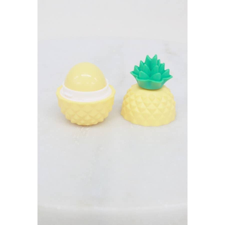 24-Pcs Pineapple Lip Balm: MIX COLOR / ONE