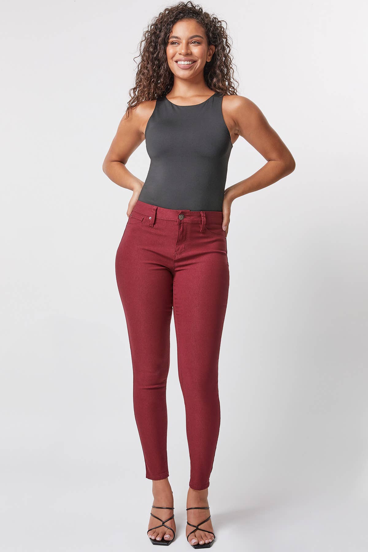 Junior Hyperstretch Mid-Rise Skinny Jean: Small / BROSE