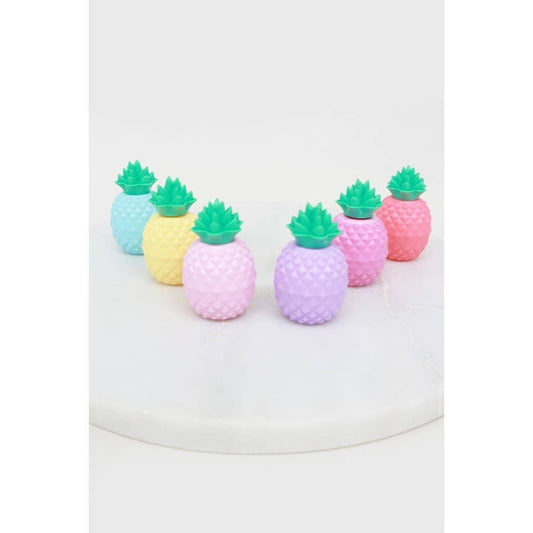 24-Pcs Pineapple Lip Balm: MIX COLOR / ONE