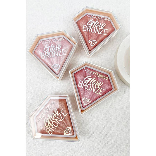 Diamond Powdery Blush Highlighter Cheek: MIX COLOR / ONE