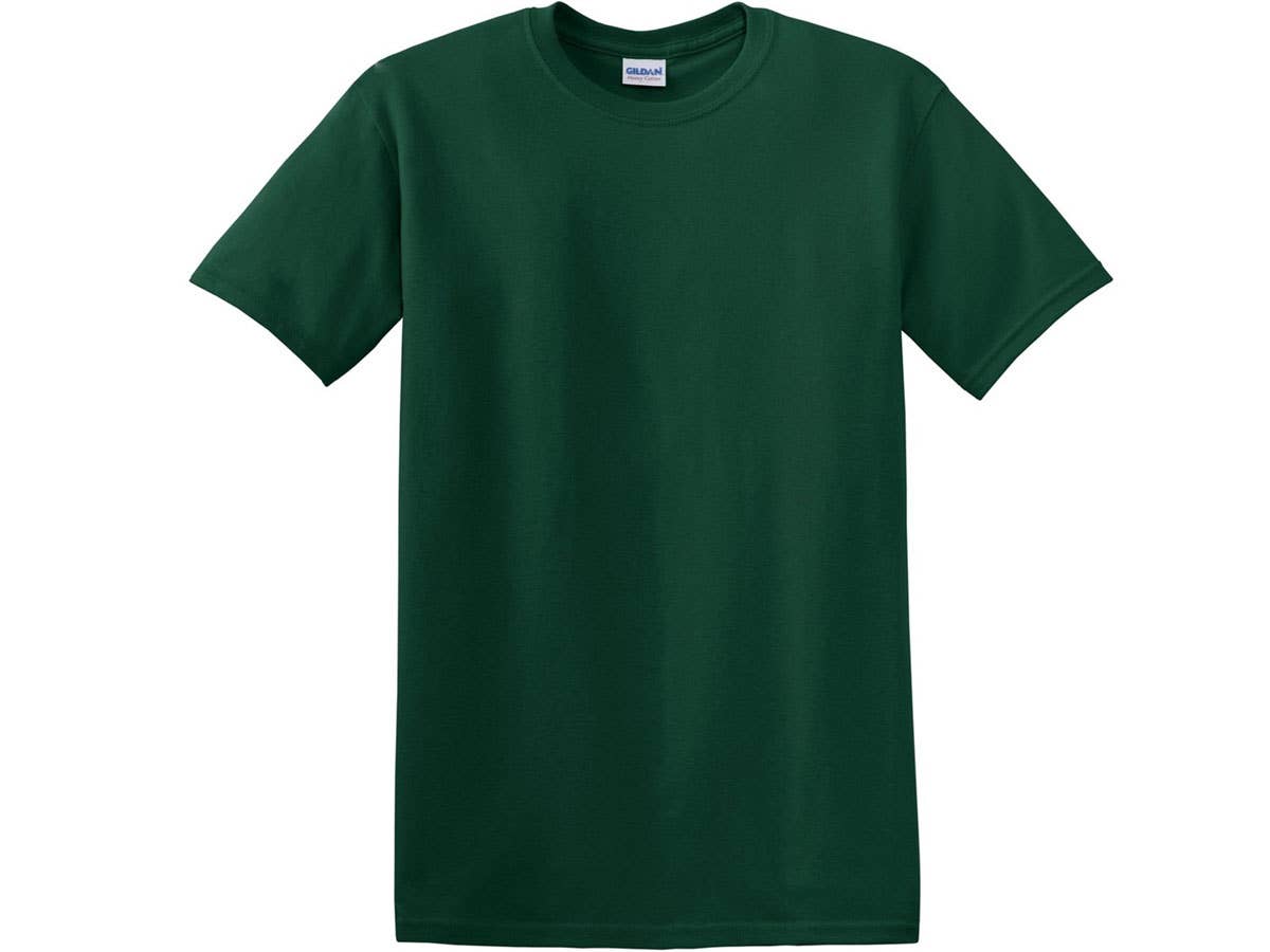 Gildan G5000 Adult Unisex 5.3 oz. HD Heavy Cotton™ Blank: M / Forest Green