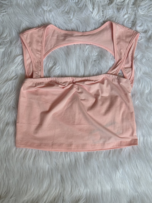 AD Pink Cut Out Top