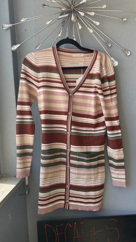 PEPER CRANE- Colored Cardigan