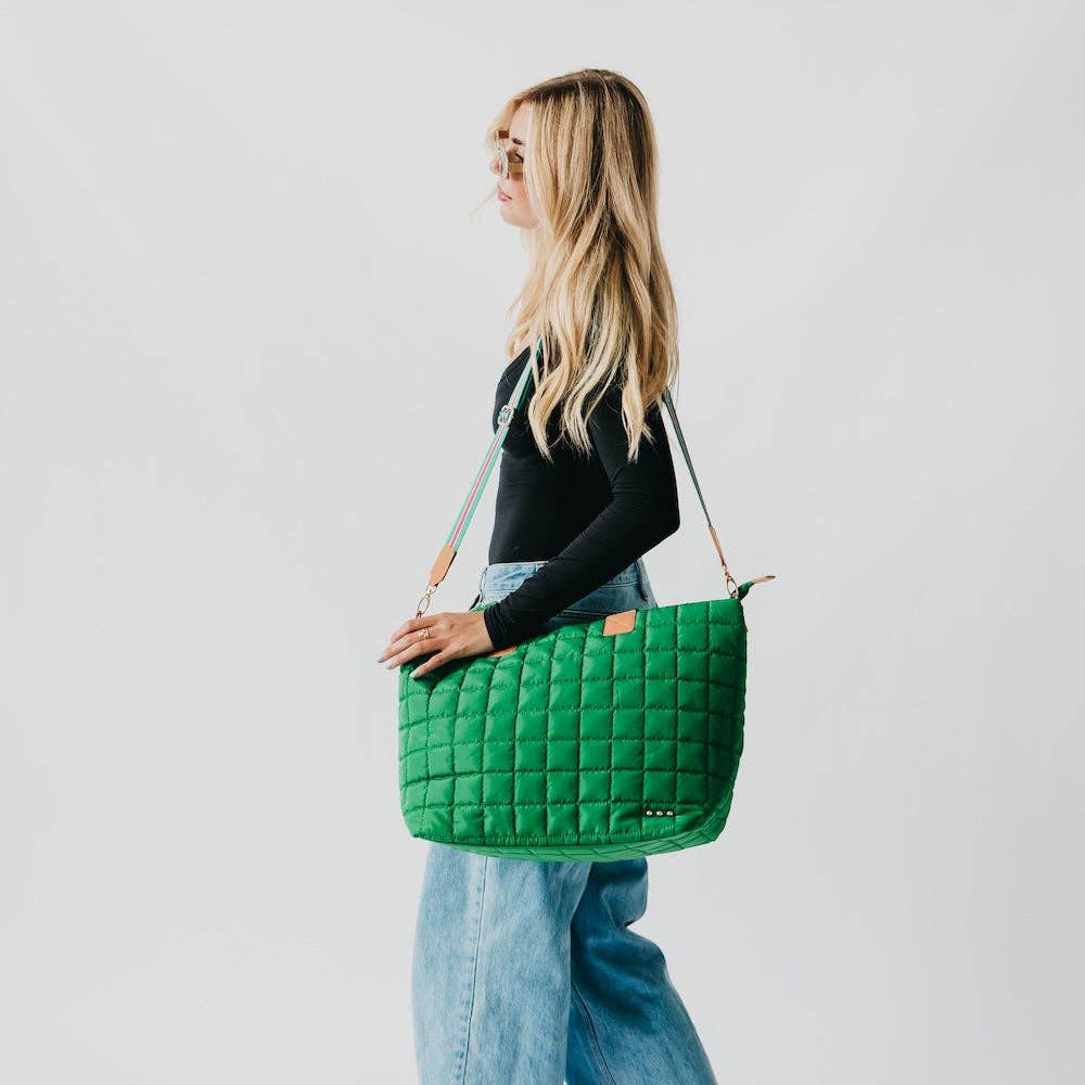 Day Dreamer Quilted Tote Bag Wholesale: Black