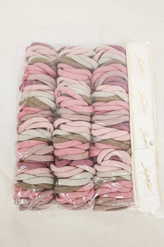 16-Pcs Mauve Tone Hair Tie Set: MIX COLOR / ONE