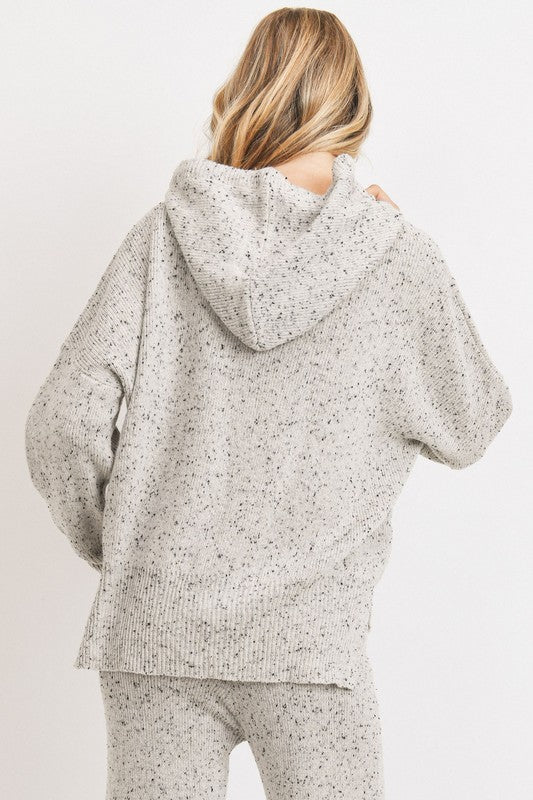 PAPER CRANE- Speckled Sweater Hoodie