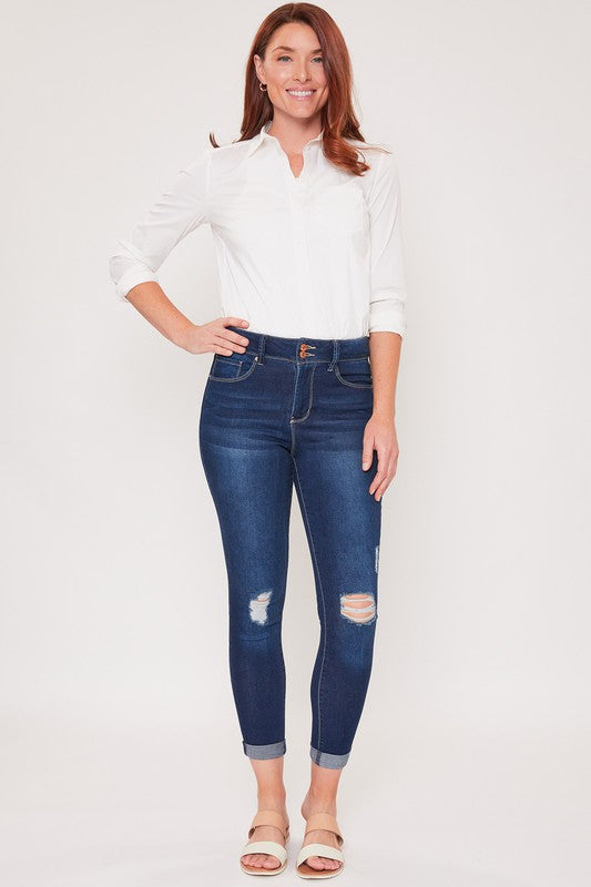 YMI- 2 Button Roll Cuff Jean