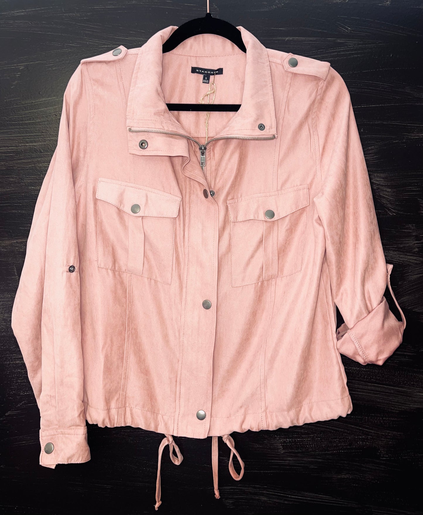 STACCATO- Button Front Collared Jacket