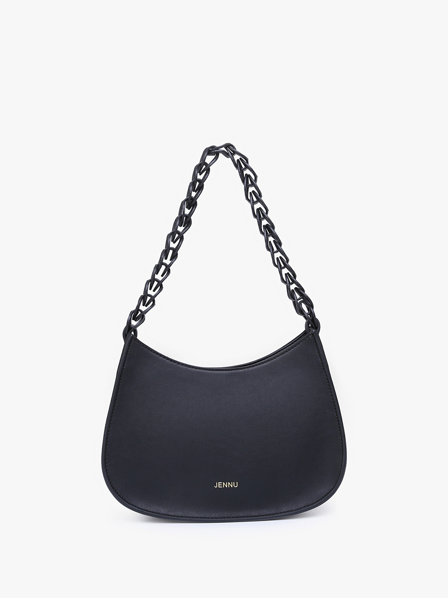 JEN AND CO- Petra Curved Chain Shoulder Bag