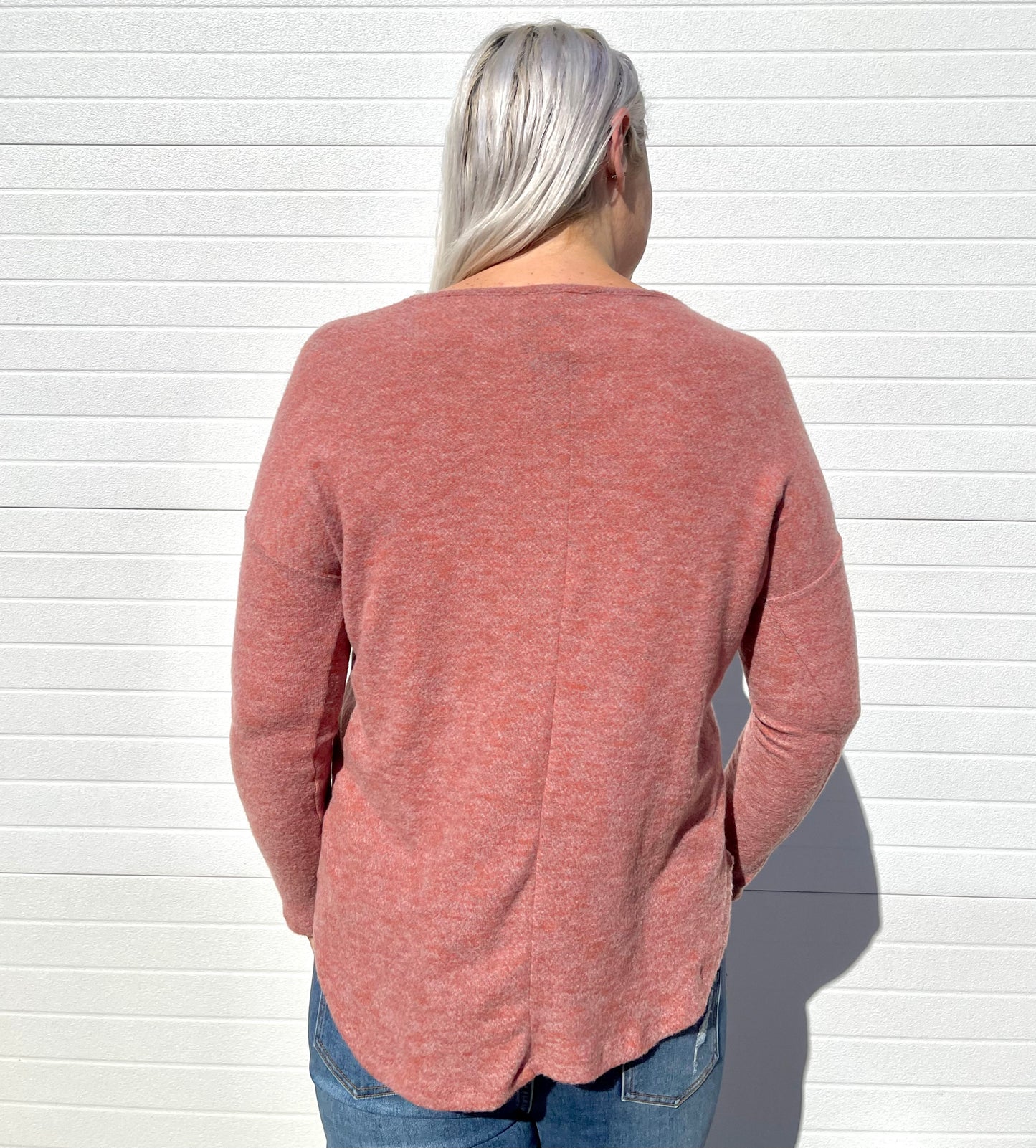 Staccato- Plain Long Sleeve Sweater