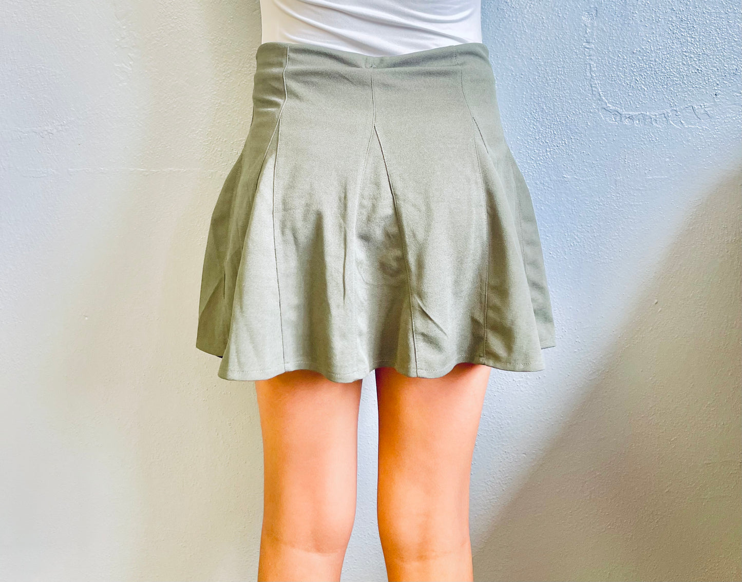 HYFVE- Pleated Skater Mini Skirt