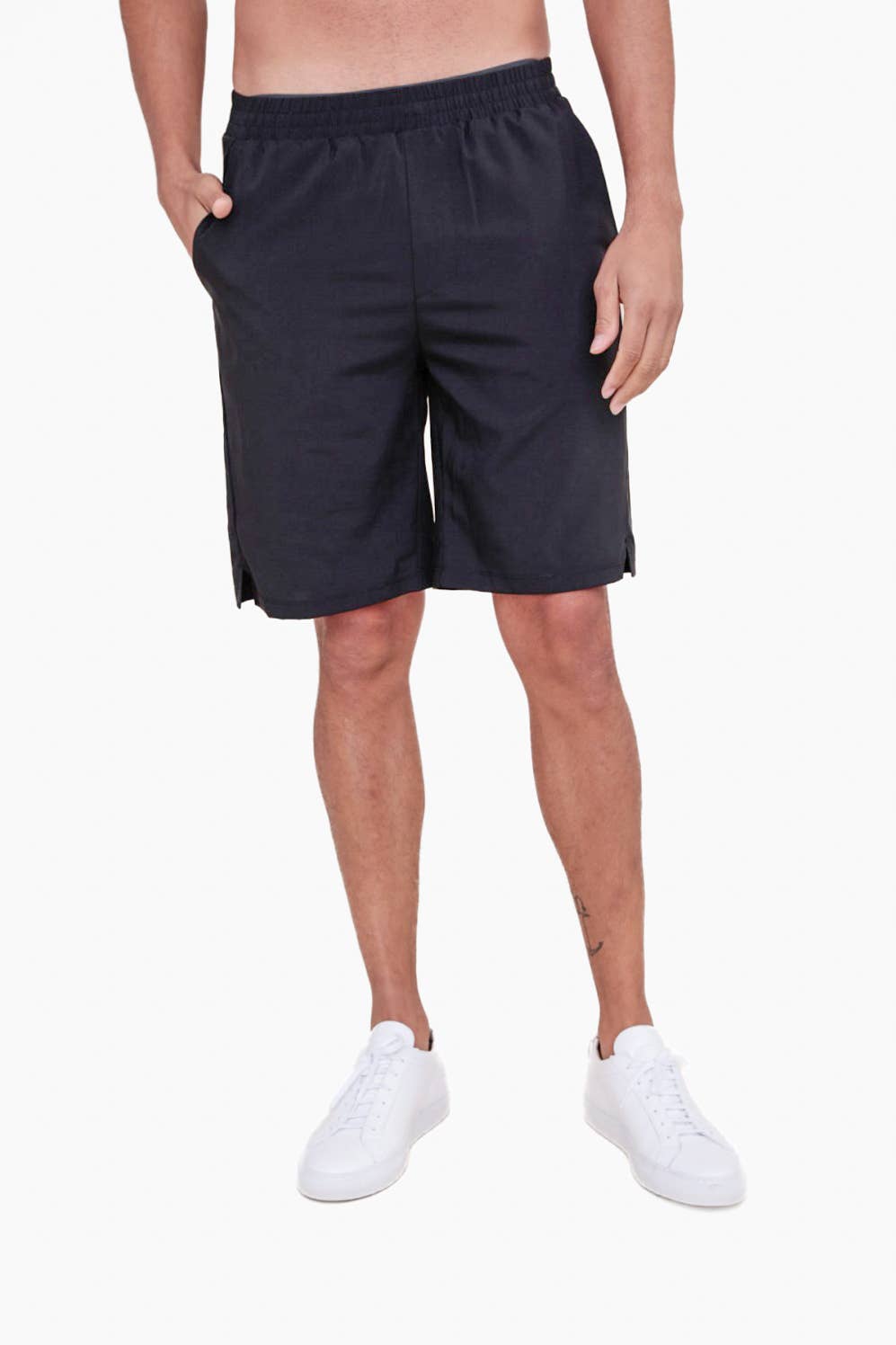 GREEN - MEN Active Shorts with Inner Lining