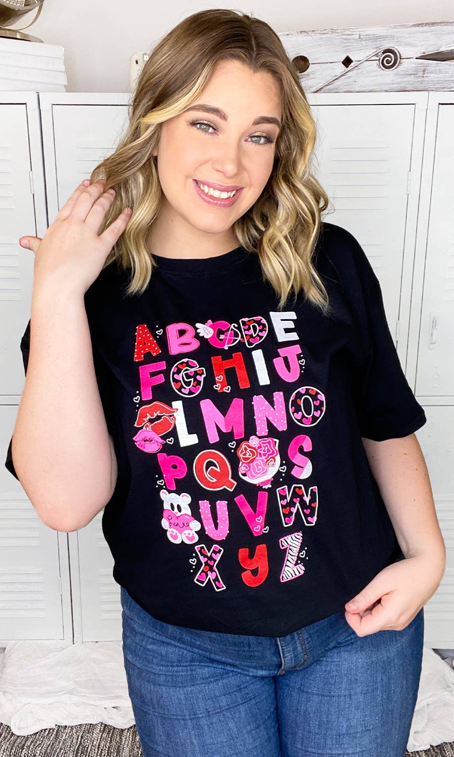 T2D Alphabet Valentine T-Shirt: AL