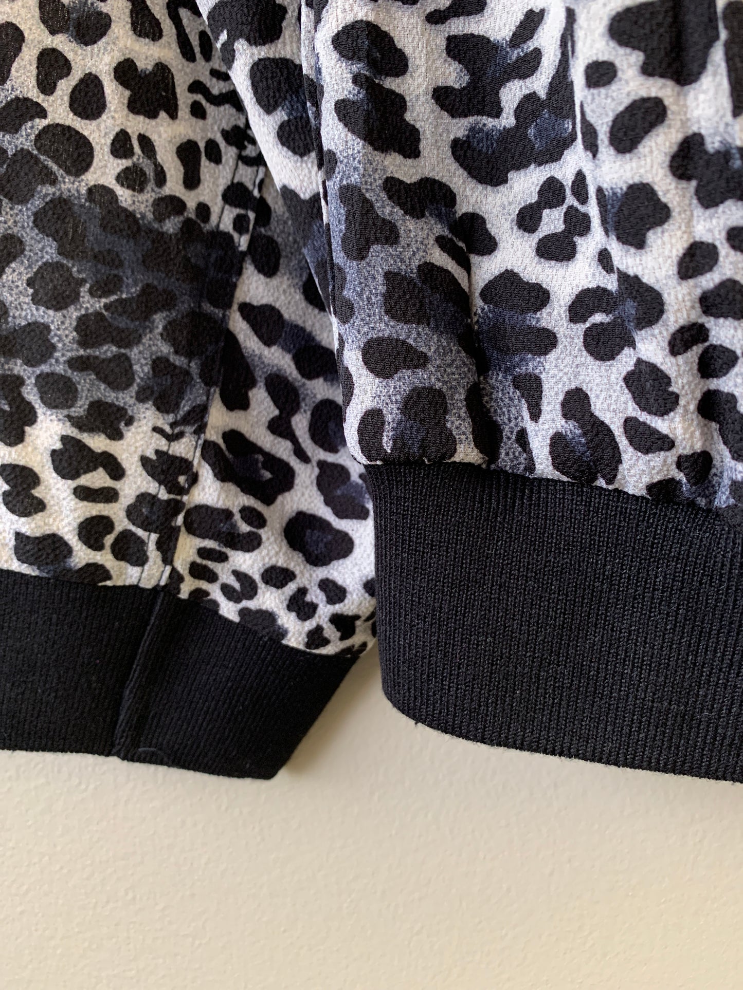 KORI- Blue Leopard Print Jacket